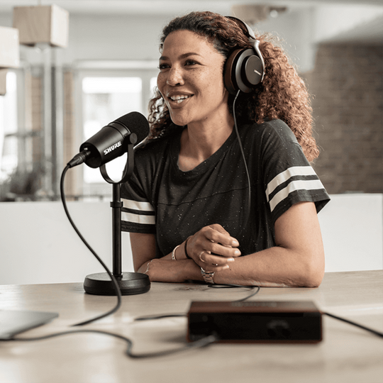 Shure MV7X XLR Podcast Dynamic Microphone