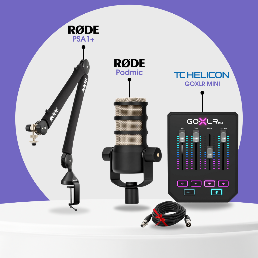 Stream Like a Pro – RODE PodMic + GoXLR Mini + PSA1+