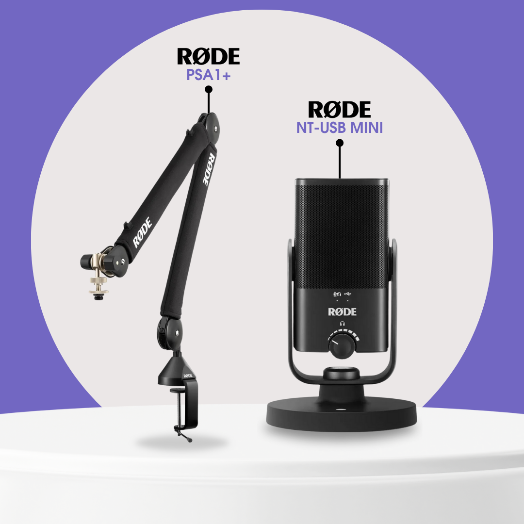 RODE NT-USB Mini & PSA1+ – Plug & Play Setup