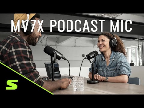 Shure MV7X XLR Podcast Dynamic Microphone