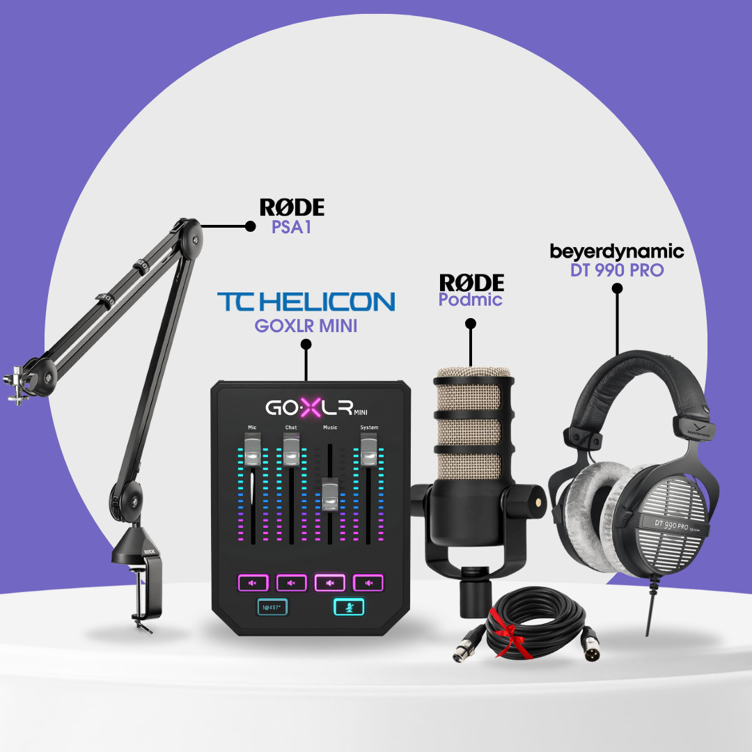 Pro Streaming Bundle - Rode PodMic Full Set
