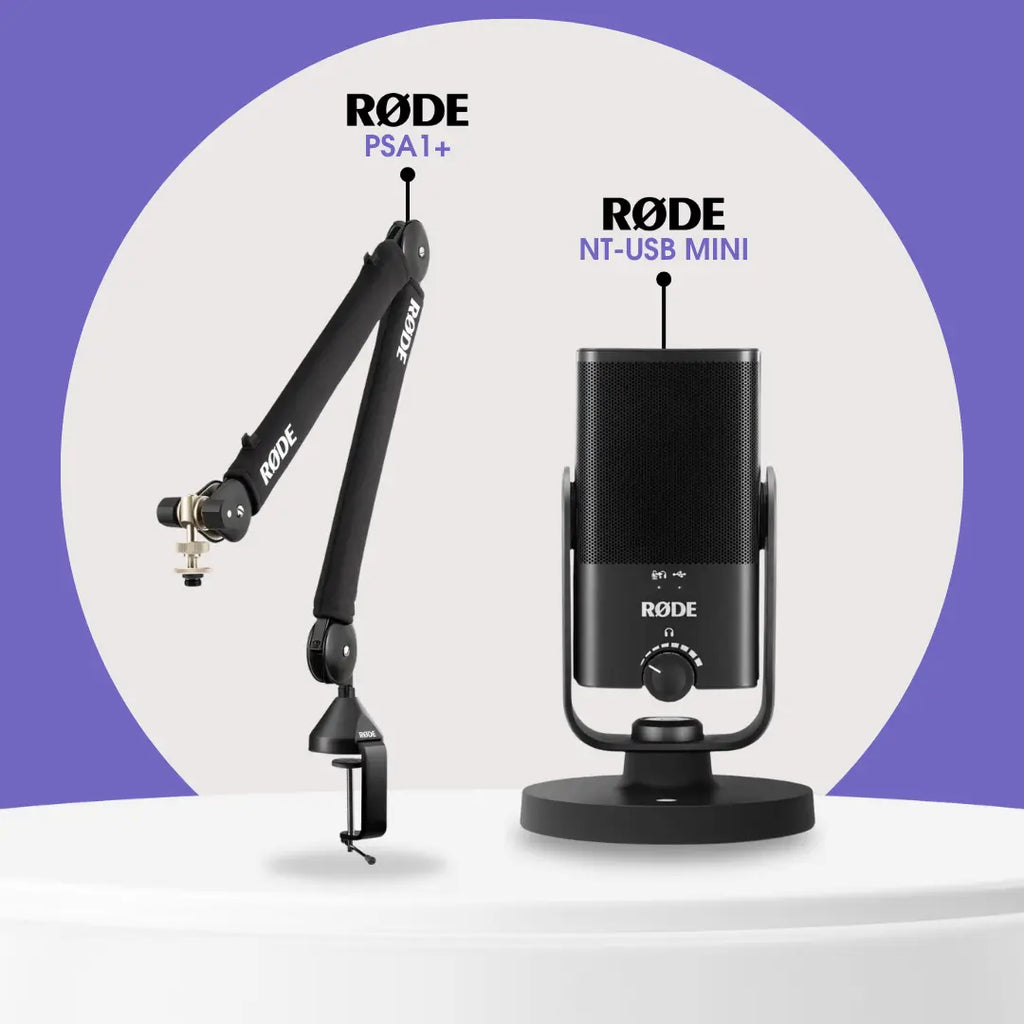 RODE NT-USB Mini & PSA1+ Plug & Play Setup | Qatar Home Studio RODE NT-USB Mini & PSA1+ Plug & Play Setup | Qatar Home Studio